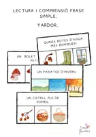 Vista previa - Juegos / Gamificación - Comprensió lectora frase simple TARDOR. - Portada
