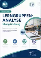 Vorschau - Arbeitsblätter - Referendare ausbilden - Lerngruppenanalyse - Deckblatt