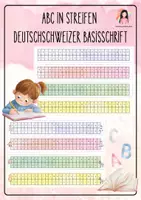 Vorschau - Fördermaterial/Inklusion - ABC in Streifen - 3 Versionen,Deutschschweizer Basisschrift - Deckblatt