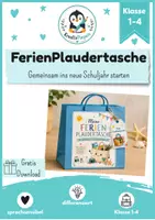 Vorschau - Unterrichtsreihen - Schulstart nach den Sommerferien – Kostenloses Freebie | Kinderbrief & FerienPlaudertasche | Klasse 1–4 - Deckblatt