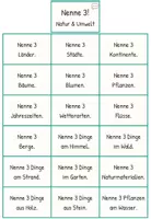 Vorschau - Stationenlernen - Nenne 3! – Natur & Umwelt | Sprachförderung & DaZ | 18 Sprechkarten zum Wortschatz | Mündlicher Sprachgebrauch | Grundschule - Seite 2
