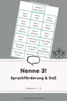 Vorschau - Stationenlernen - Nenne 3! – Natur & Umwelt | Sprachförderung & DaZ | 18 Sprechkarten zum Wortschatz | Mündlicher Sprachgebrauch | Grundschule - Deckblatt