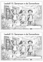 Vorschau - Arbeitsblätter - Leseheft 15: Gemeinsam in die Sommerferien (inkl. Lösung) - Seite 3