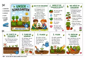 Vorschau - Arbeitsblätter - Der Schulgarten – Mini-Buch für die Grundschule - Seite 2