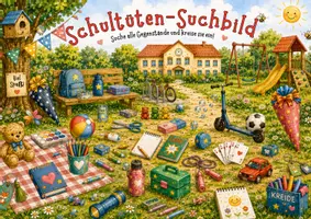Vorschau - Arbeitsblätter - Schultüten-Suchbild- Wimmelbilder Zur Einschulung - Seite 3