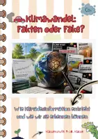 Vorschau - Arbeitsblätter - Klimawandel: Fakten oder Fake - Wie Klimadesinformation entsteht und wie wir sie erkennen können - Deckblatt