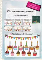 Vorschau - Präsentationen/Tafelbilder - Klassenmanagement: Geburtstagsfeier - Deckblatt