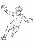 Voorbeeld - WK Voetbal 2026 Kleurplaten | Voetballers om in te Kleuren - Pagina 2
