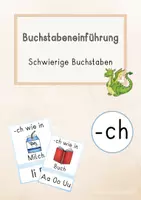 Vorschau - Bildkarten - Buchstabeneinführung ch Bildkarten - Deckblatt