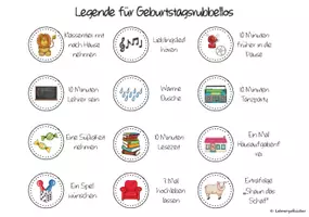 Vorschau - Bildkarten - Klassenmanagement: Geburtstag Rubbellose - Seite 3