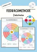Vorschau - Arbeitsblätter - Feedbackmethode Zielscheibe - Deckblatt