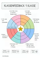 Vorschau - Arbeitsblätter - Feedbackmethode Zielscheibe - Seite 1