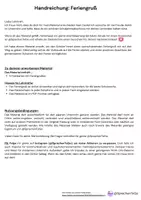 Vorschau - Anderer Materialtyp - Feriengruß - Seite 1