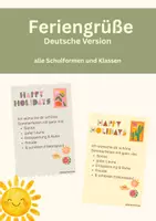 Vorschau - Anderer Materialtyp - Feriengruß - Deckblatt