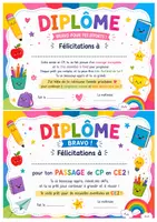Aperçu - Cliparts/Visuels - Diplomes - Page de couverture
