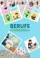 Vorschau - Bildkarten - Berufe: Wortkarten, Daz, Vorkurs, Mittelschule, Grundschule - Deckblatt