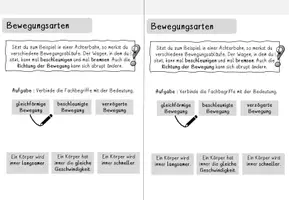 Vorschau - Arbeitsblätter - Selbstlernheft: Bewegung - Seite 3