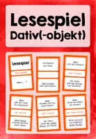 Vorschau - Spiele - Lesespiel - Dativ(-objekt) - Deckblatt