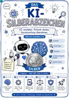 Vorschau - Unterrichtsreihen - Künstliche Intelligenz Silberabzeichen Jg. 6-8 - Deckblatt