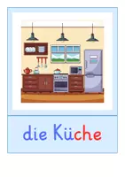 Vorschau - Bildkarten - Bildkarten: Küche (DaZ-Unterricht) - Seite 1