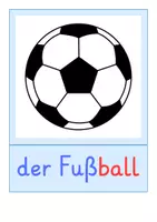 Vorschau - Bildkarten - Bildkarten: Fußball (DaZ-Unterricht) - Seite 1