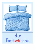 Vorschau - Bildkarten - Bildkarten: Schlafzimmer (DaZ-Unterricht) - Seite 3