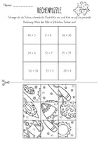Vorschau - Arbeitsblätter - Rechenpuzzles - Plus ZR 20 & 100 - Seite 2