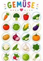 Vorschau - Poster - Ernährungsplan-Poster für Kita & Klassenzimmer – Gesunde Ernährung spielerisch lernen - Seite 2