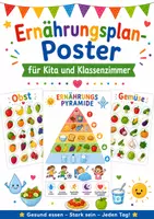 Vorschau - Poster - Ernährungsplan-Poster für Kita & Klassenzimmer – Gesunde Ernährung spielerisch lernen - Deckblatt