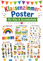 Vorschau - Poster - Klassenzimmer-Poster für Kita & Grundschule – Lernen, Orientierung & Gesundheit im Alltag - Deckblatt