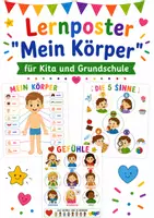 Vorschau - Poster - Lernposter „Mein Körper“ – Körper, Gefühle & die 5 Sinne für Kita & Grundschule - Deckblatt