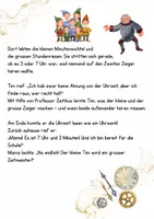 Vorschau - Arbeitsblätter - Die Uhr - Ganze und halbe Stunden - Seite 2