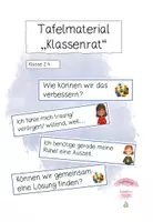 Vorschau - Bildkarten - Tafelmaterial: "Klassenrat" - Deckblatt