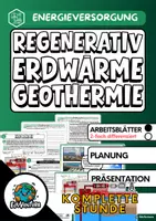 Vorschau - Stundenentwürfe - Geothermie & Erdwärme – Geothermisches Kraftwerk - Deckblatt