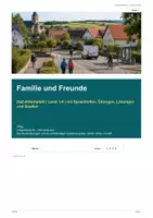 Vorschau - Arbeitsblätter - DaZ-Levelheft 03: Familie und Freunde - Deckblatt
