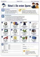 Vorschau - Spiele - Der Verdacht Escape Room Klasse 5 bis 6 Detektivfall in der Schule - Seite 2
