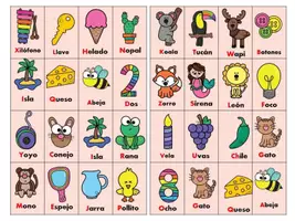 Vista previa - Juegos / Gamificación - LOTERIA DEL ABECEDARIO - página 1