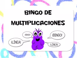 Vista previa - Juegos / Gamificación - BINGO DE MULTIPLICACIONES - Portada