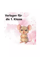 Vorschau - Anderer Materialtyp - Willkommensgeschenk Fähnchen Stifte Maus / Mäuseklasse - Seite 1