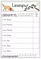 Vorschau - Arbeitsblätter - Lesespur (3-fach differenziert) - Materialpaket 1 - Seite 3