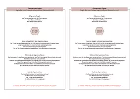Vorschau - Merkblätter - "Die Sicherheitsbelehrung": Regeln im Chemieunterricht - Seite 2