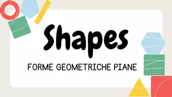 anteprima - Materiale di supporto/inclusione - PRESENTAZIONE FORME GEOMETRICHE PIANE - Pagina di copertina