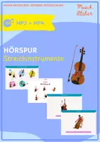 Vorschau - Arbeitsblätter - Streichinstrumente hören und unterscheiden - Hörspur - Deckblatt