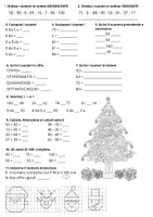 anteprima - Esercizi - Compiti di matematica per le vacanze di Natale in classe seconda. - Pagina di copertina
