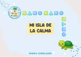 Vista previa - Tarjetas / Manipulativos - la tortuguita de la calma en mesa de luz - página 1