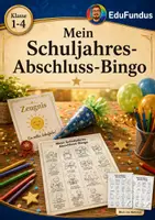 Vorschau - Arbeitsblätter - 🎓 Mein Schuljahres-Abschluss-Bingo – Der perfekte Rückblick zum Schuljahresende! 🎉 - Deckblatt