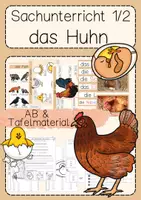 Vorschau - Unterrichtsreihen - Materialpaket Tiere Jungtiere, Schmetterling, Biene, Frosch, Schnecke Sachunterricht Klasse 1 & 2 - Seite 1