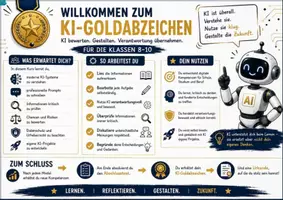 Vorschau - Stundenentwürfe - Künstliche Intelligenz Goldabzeichen JG 7-10 - Seite 1
