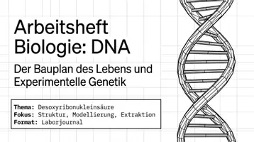 Vorschau - Arbeitsblätter - DNA Aufbau und Funktion – Biologie Arbeitsheft PLUS Lernposter - Seite 1