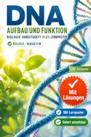 Vorschau - Arbeitsblätter - DNA Aufbau und Funktion – Biologie Arbeitsheft PLUS Lernposter - Deckblatt